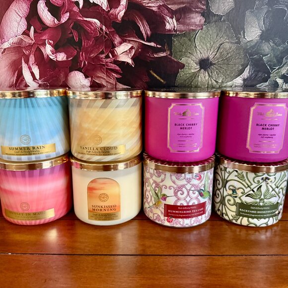 Bath & Body Works Other - $23 Each U Pick Your Set of 2 Candles - 3-Wick Bath & Body Works $46 for the Set